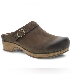 Dansko Brown Leather Mules
